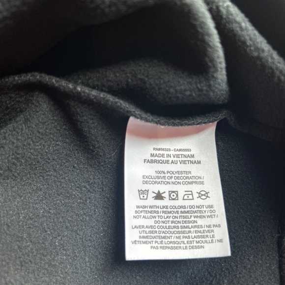 NIKE Swoosh Black Pull Over Sweatshirt Hoodie size Medium - Picture 4 of 7